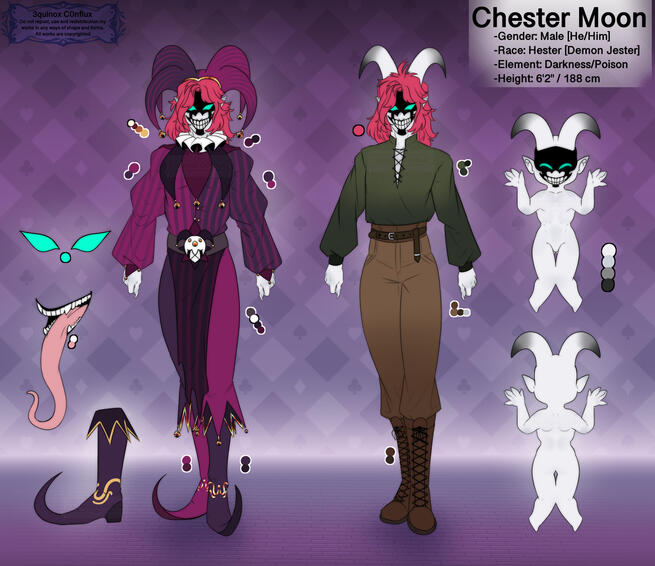Chester Moon ref sheet
